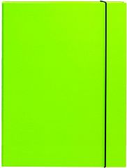 Mapa škatla z elastiko A4 Optima 3 cm zelena