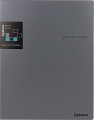 Mapa z vložnimi mapami A4 Optima Office Siva 20/1