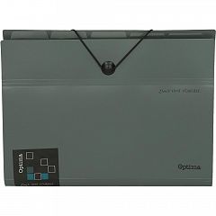Mapa za dokumente A4 5P Optima Office Siva