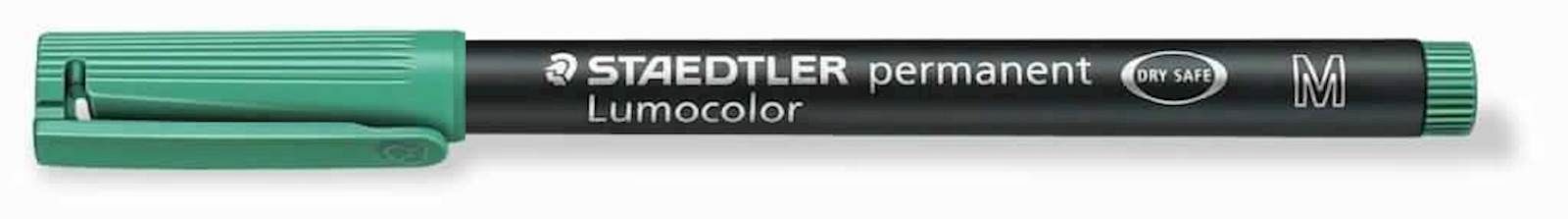 Flomaster Staedtler Lumocolor M zelen