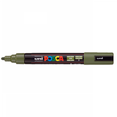 Marker Posca PC-5M Kaki zelen