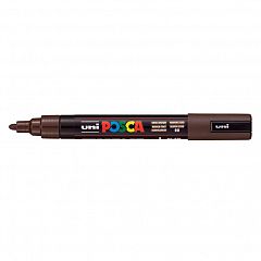 Marker Posca PC-5M Temno rjav