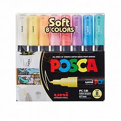 Set Markerjev Posca 1M 8/1 Pastelne Barve