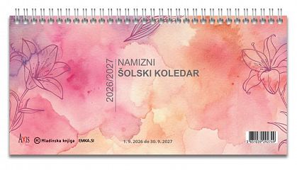 Šolski namizni koledar 2026/2027 Kaj dogaja Rože