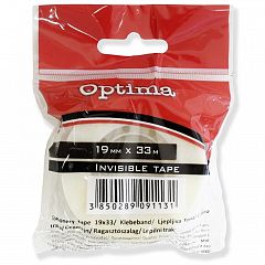 Nevidni lepilni trak Optima 19mm x 33 m