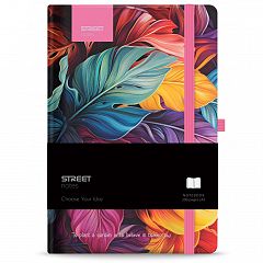 Notes z elastiko A5 Street Flowers petal