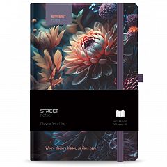 Notes z elastiko B5 Street Flowers blossom