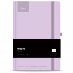 Notes z elastiko A5 Street pastelno vijoličen