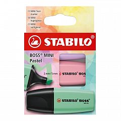 Označevalec teksta Stabilo Boss Mini Pastel set 3/1