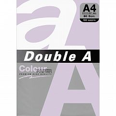 Papir A4 barvni 80g Double A pastelno vijoličen 100/1