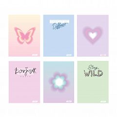 Zvezek A4 črtasti Target Pastel 54L