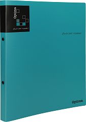 Rinčna mapa A4 2 rinki 16 mm Optima Office Petrolej