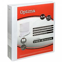 Rinčna mapa A4 za prezentacije Optima 4 D-rinke 50 mm