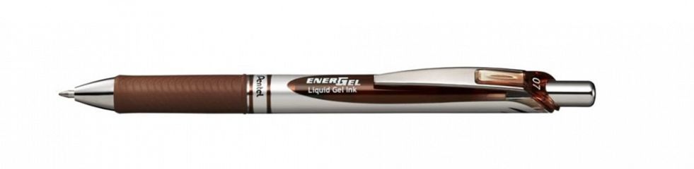 Roler Pentel EnerGel BL77 0.7mm Rjav