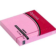 Samolepilni lističi Optima Neon Roza 75x75 mm
