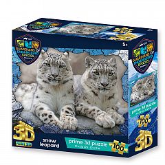 Sestavljanka 3D 100 Snežni leopard 
