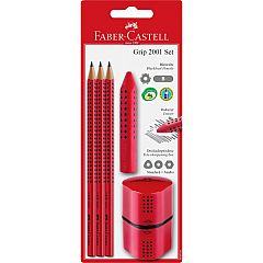Set Faber-Castell Grip 2001 Rdeč
