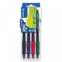 Set gel rolerjev Pilot Gel G2 Set2Go 4/1