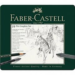 Set grafitnih svinčnikov Faber-Castell Pitt Graphite 19/1