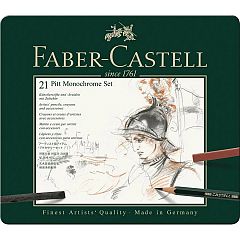 Set grafitnih svinčnikov Faber-Castell Pitt Monochrome 21/1