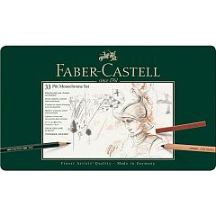 Set grafitnih svinčnikov Faber-Castell Pitt Monochrome 33/1