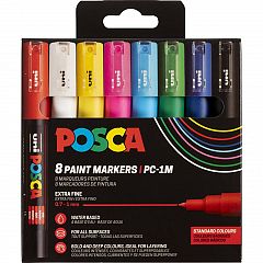 Set markerjev Posca PC-1M 8/1 Osnovne barve