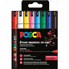 Set markerjev Posca PC-1MR 8/1 Osnovne barve