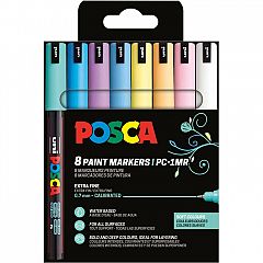 Set markerjev Posca PC-1MR 8/1 Pastelne barve