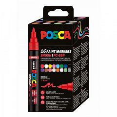 Set markerjev Posca PC-5BR 16/1