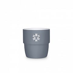 Izolirana skodelica za espresso Snow Monkey 80 ml Sivo modra