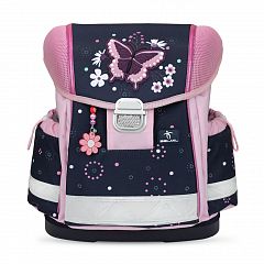 Šolska torba Belmil ABC Classy Midnight Butterfly