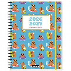 Šolski rokovnik 2026/2027 Učila Kapibare