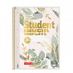 Spiralni zvezek A4 Črte Brunnen Bloom