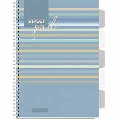 Spiralni blok A4 karo S.PAD Lines s pregradami