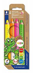 Barvice Staedtler Noris Junior Neon 4/1