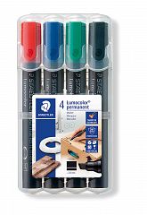 Flomastri Staedtler Lumocolor s poševno konico 4/1 