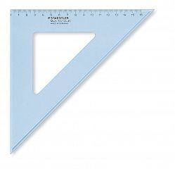 Ravnilo trikotnik Staedtler moder 26cm 45°