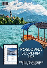 Koledar stenski 2027 JM Poslovna Slovenija