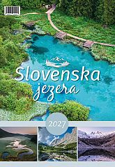 Koledar stenski 2027 JM Slovenska jezera