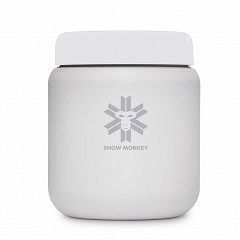 Termo posoda Snow Monkey Foodie Maxi 0.7 L Oblačno bela