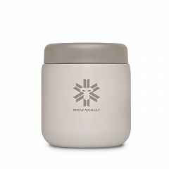Termo posoda Snow Monkey Foodie Midi 0.48 L Rjava
