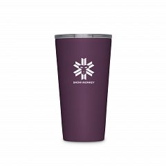 Termo lonček Snow Monkey Enjoyer 0.47 L Vijolčen