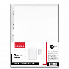 Vložna U mapa A4 Optima 130 mic 50/1