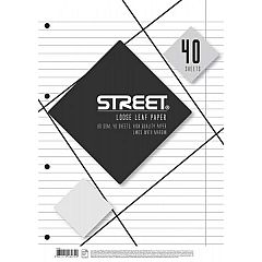Vložni listi Street A4 črte 40L
