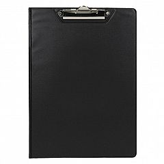 Podloga s sponko A4 Optima Črna