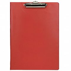 Podloga s sponko A4 Optima Rdeča