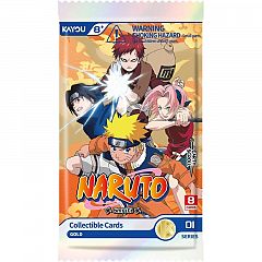 Zbirateljske Gold Booster karte Naruto Smriti Earth Scroll