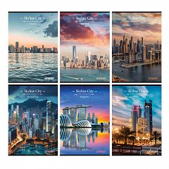 Zvezek A4 karo Street Skyline City 54L