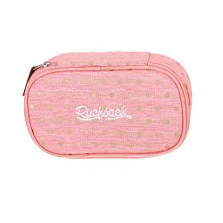 Peresnica prazna Rucksack Only Jumbo Apricot Gold Foil Dots