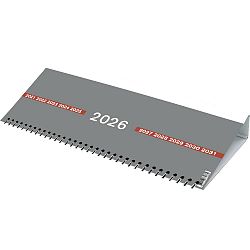 Namizi ležeči koledar 2026 siv